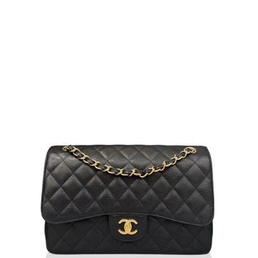 Calfskin Double Flap Jumbo