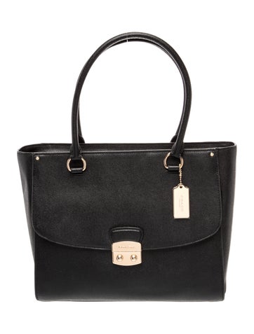 Coach Leather Top Handle Bag