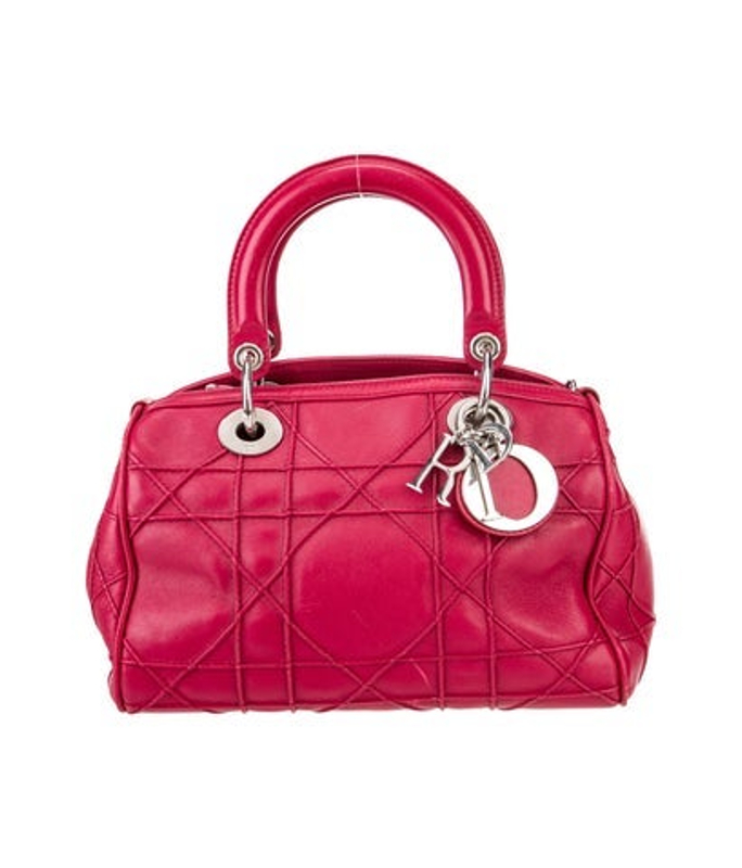 Dior Dior Leather Top Handle Bag