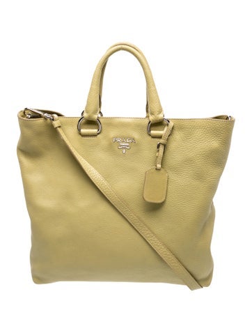 Vitello Daino Leather Top Handle Bag