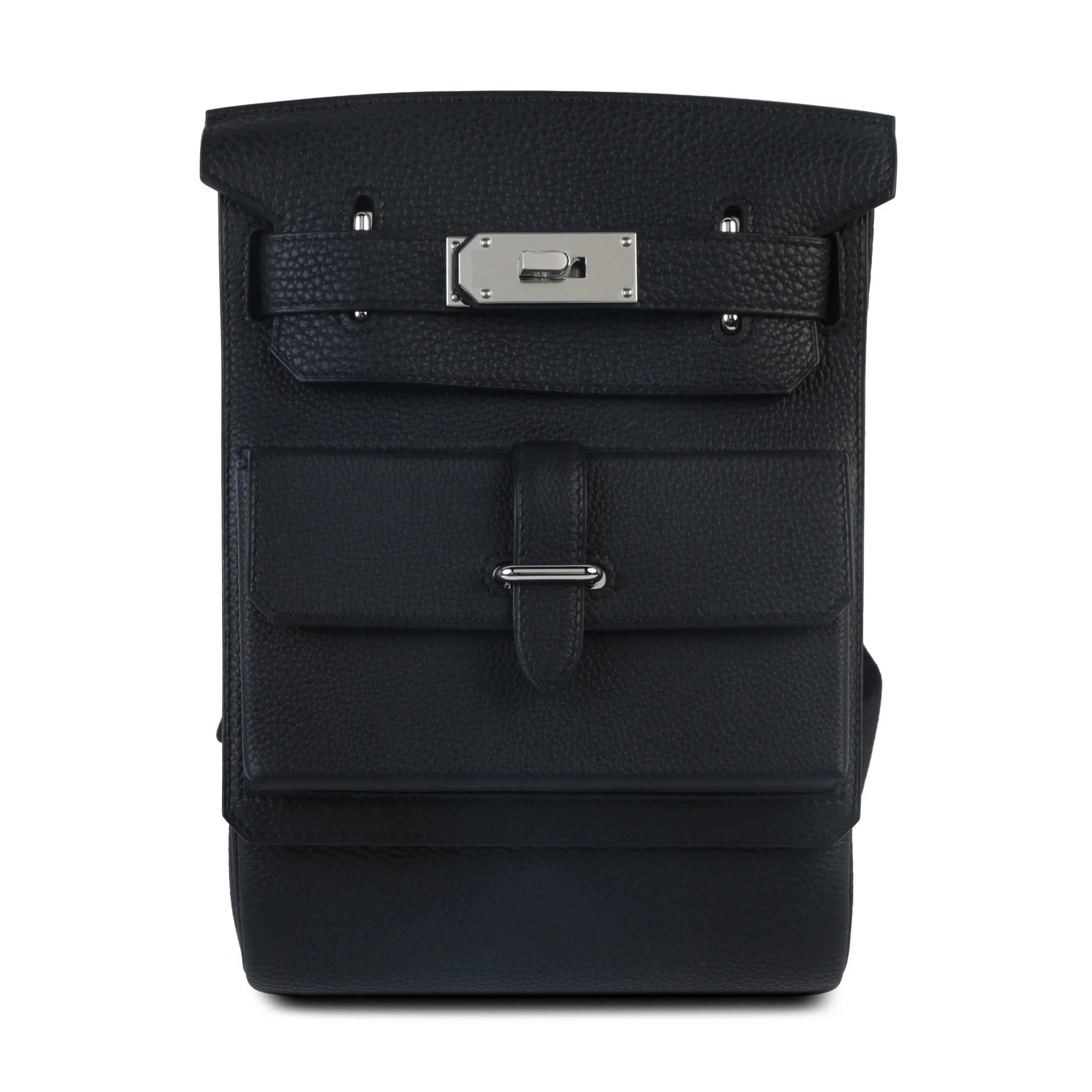 Brand New ( Rank N ) HERMÈS Limited Edition Hac a Dos PM Haccess Noir (89) Togo Palladium hardware G (2026)