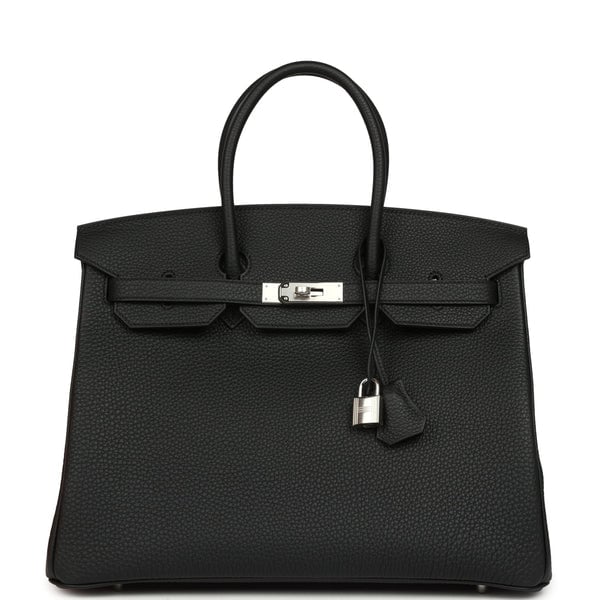 Hermes Birkin 35 Black Togo Palladium Hardware