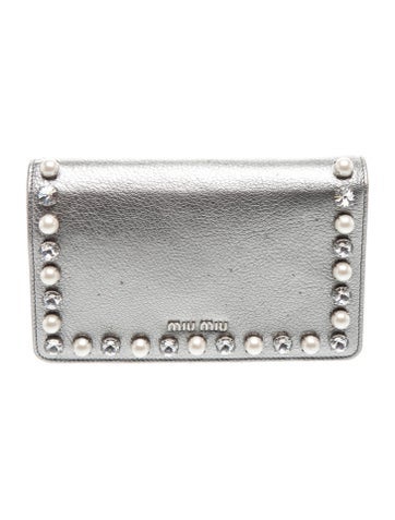 Miu Miu Leather Clutch