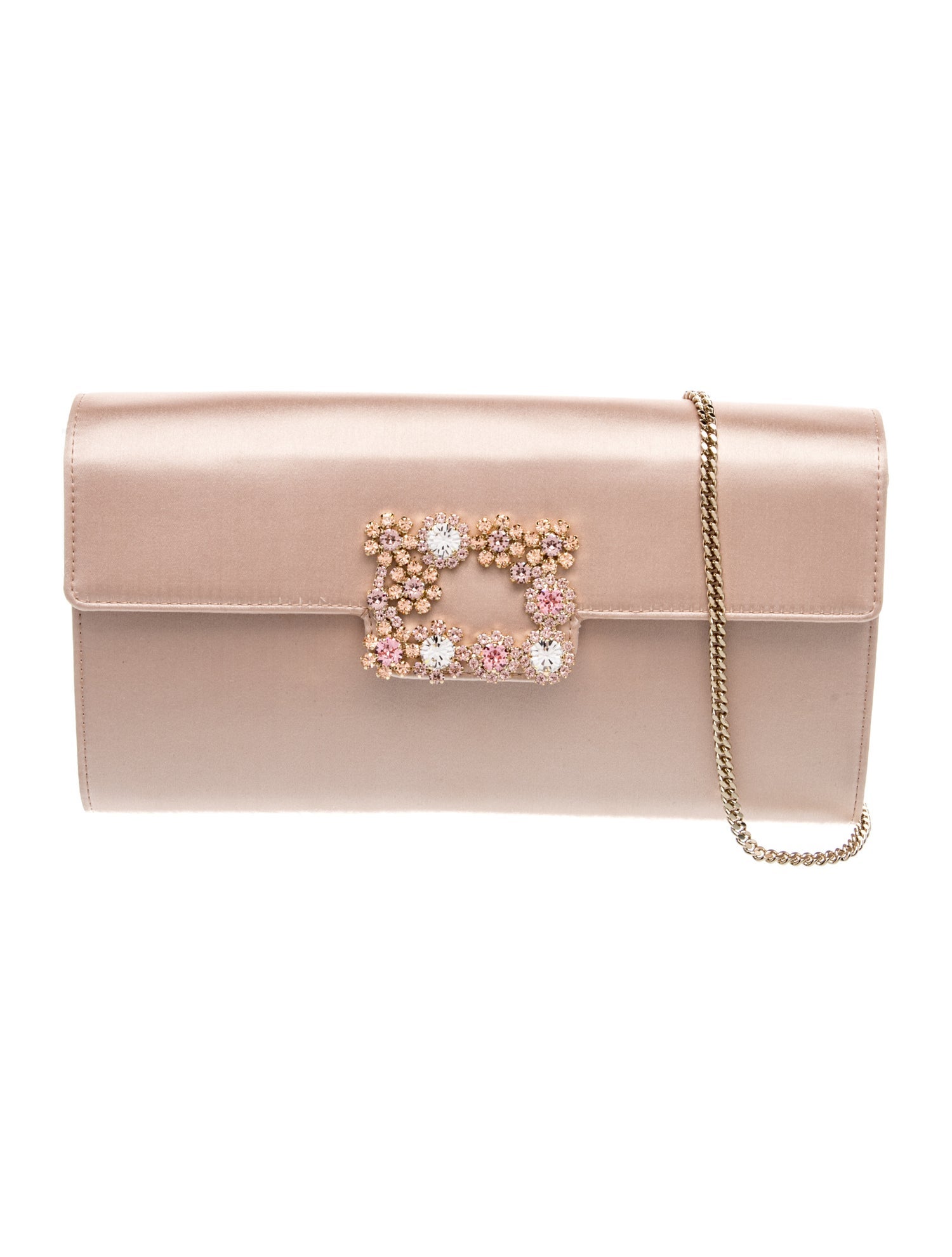 Roger Vivier Satin Clutch