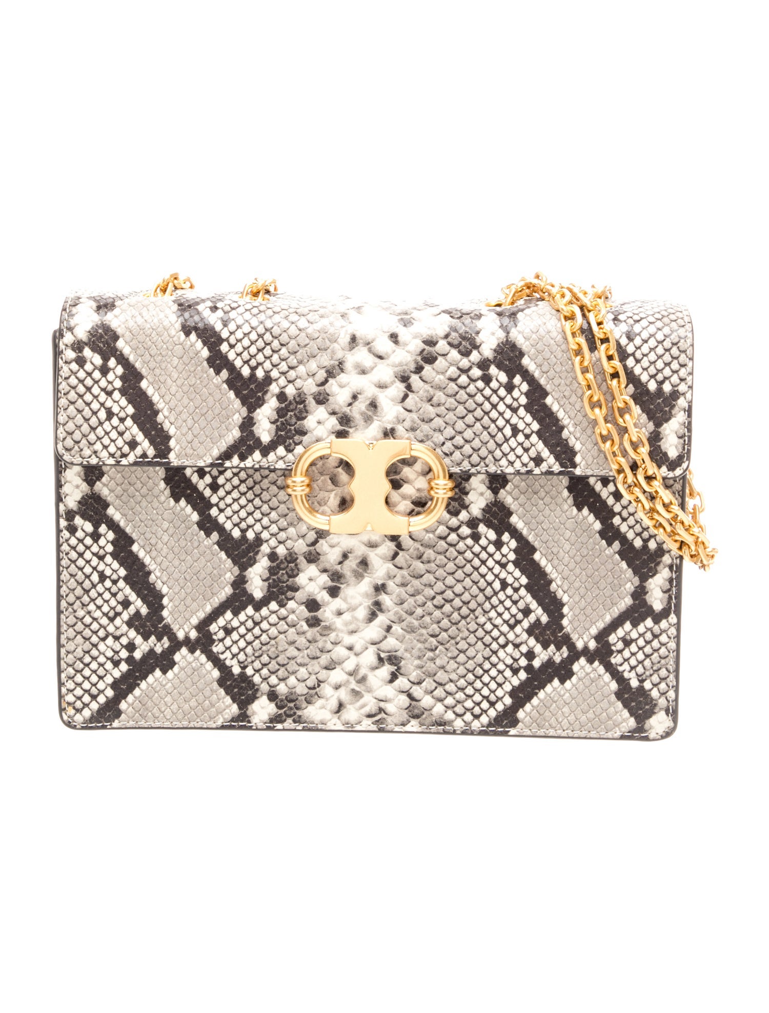 Embossed Leather Shoulder Bag
