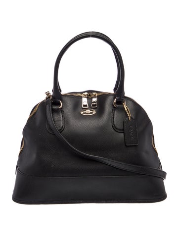 Leather Top Handle Bag