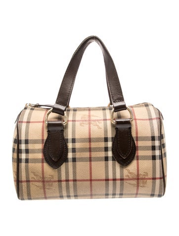Haymarket Check Top Handle Bag