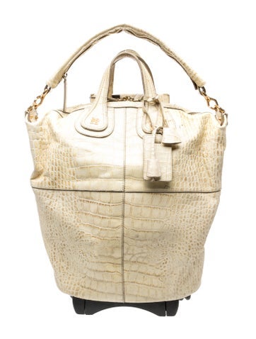 Givenchy Embossed Leather Bucket Bag