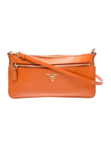 Saffiano Lux Leather Crossbody Bag