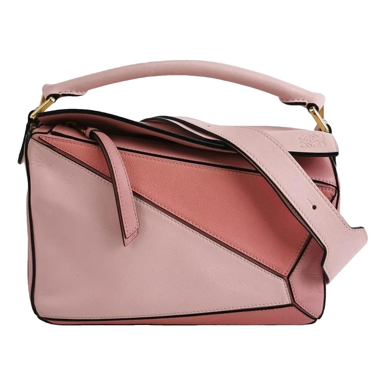 Puzzle leather bag