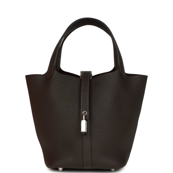 Hermes Hermes Picotin Lock 18 Ebene Clemence Palladium Hardware