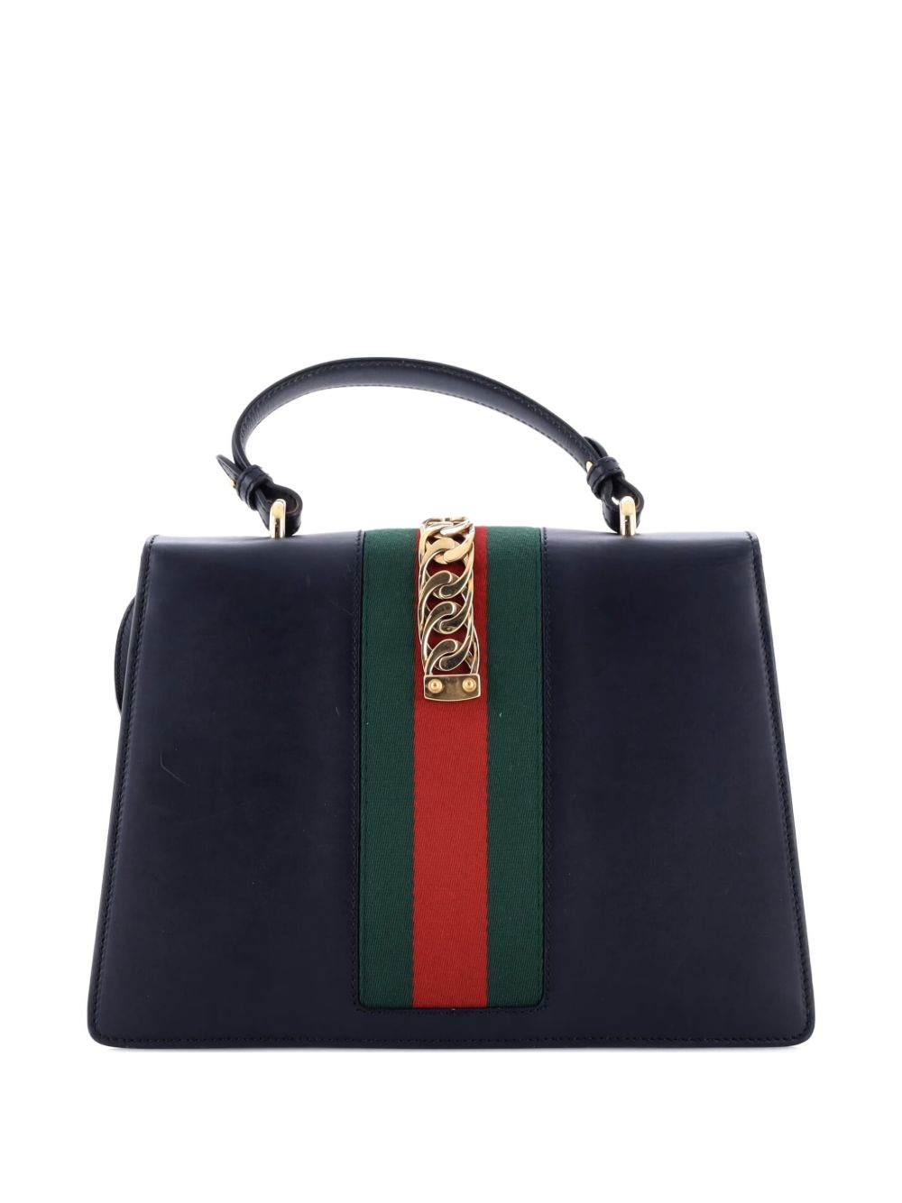 Sylvie Top Handle Bag Leather Medium satchel