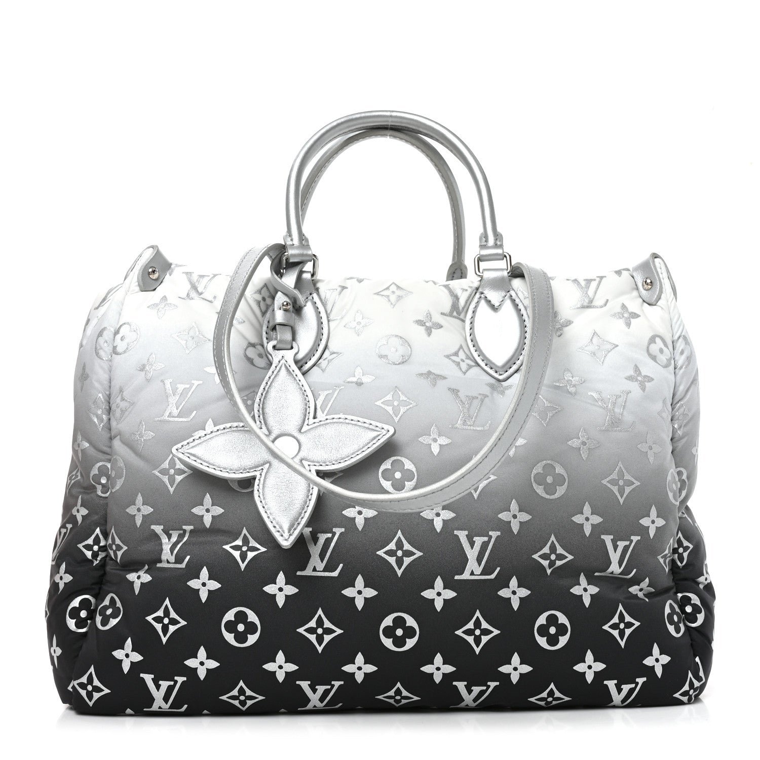 Louis Vuitton Nylon Monogram Gradient LV Snow Onthego MM Frost
