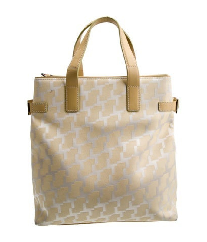 Lancel Canvas Top Handle Bag