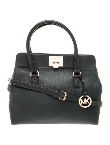 Leather Top Handle Bag