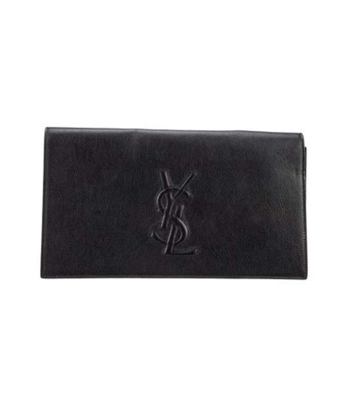 Saint Laurent Saint Laurent Leather Clutch