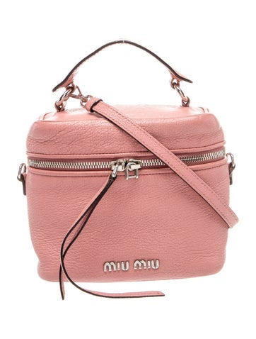 Miu Miu Leather Top Handle Bag