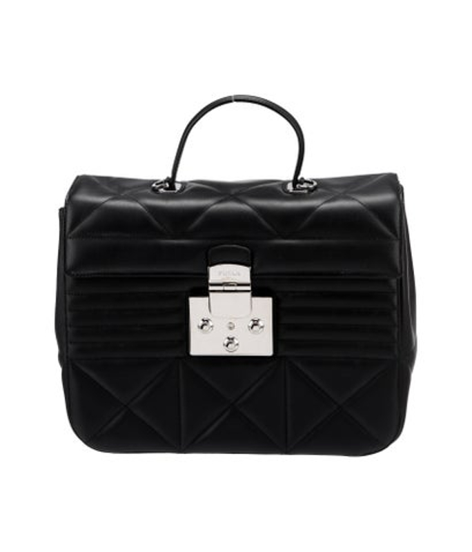 Furla Leather Top Handle Bag