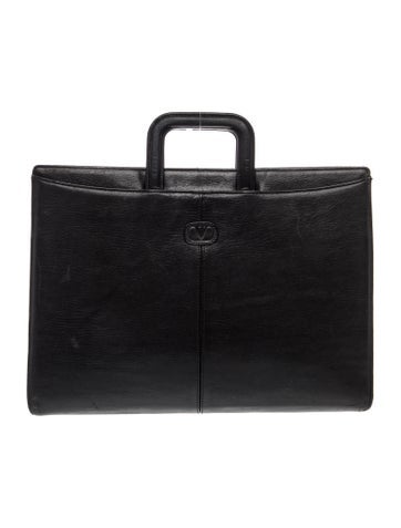 Valentino Leather Briefcase