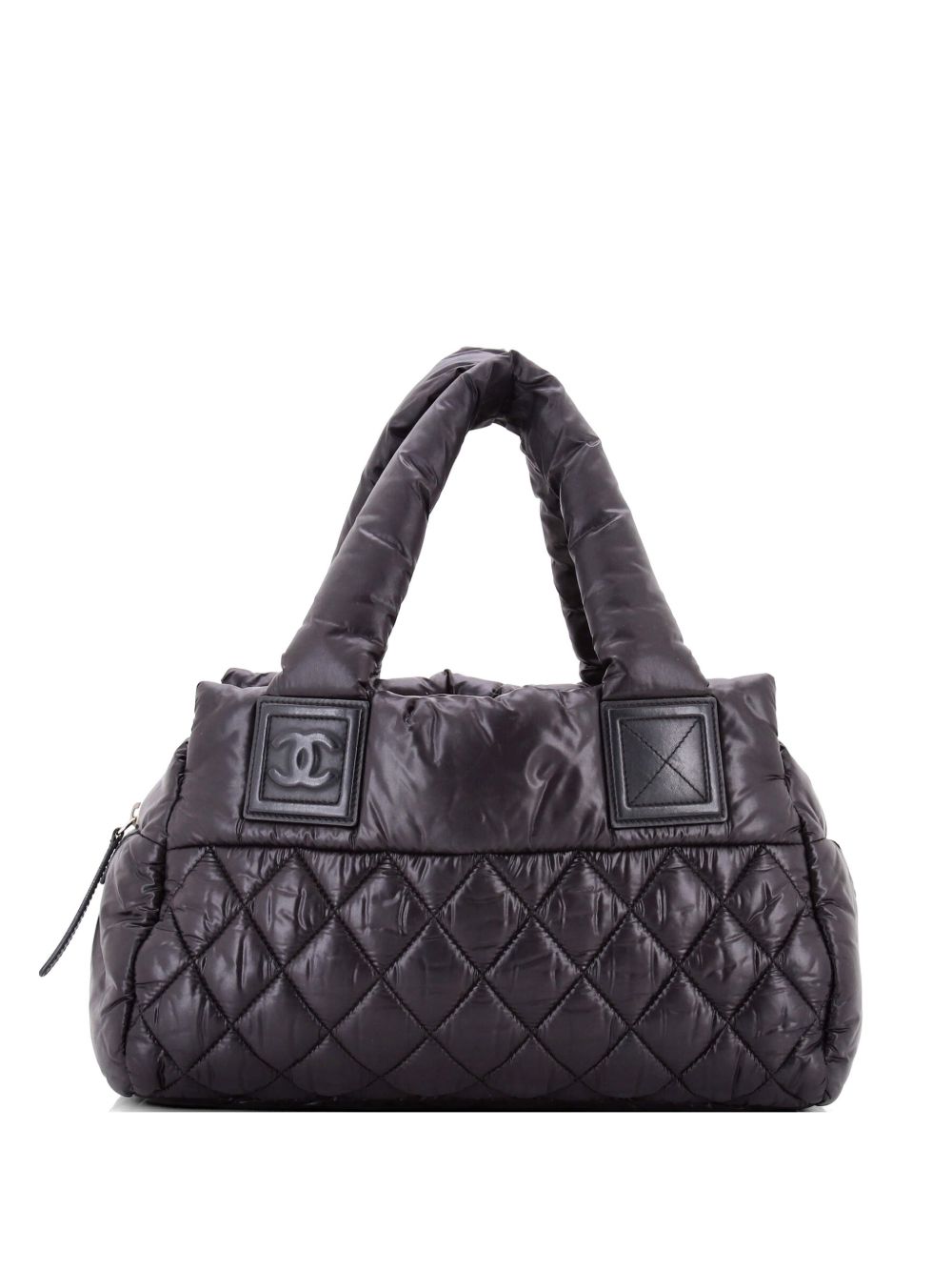 Coco Cocoon Bowling Bag Quilted Nylon Small handbag