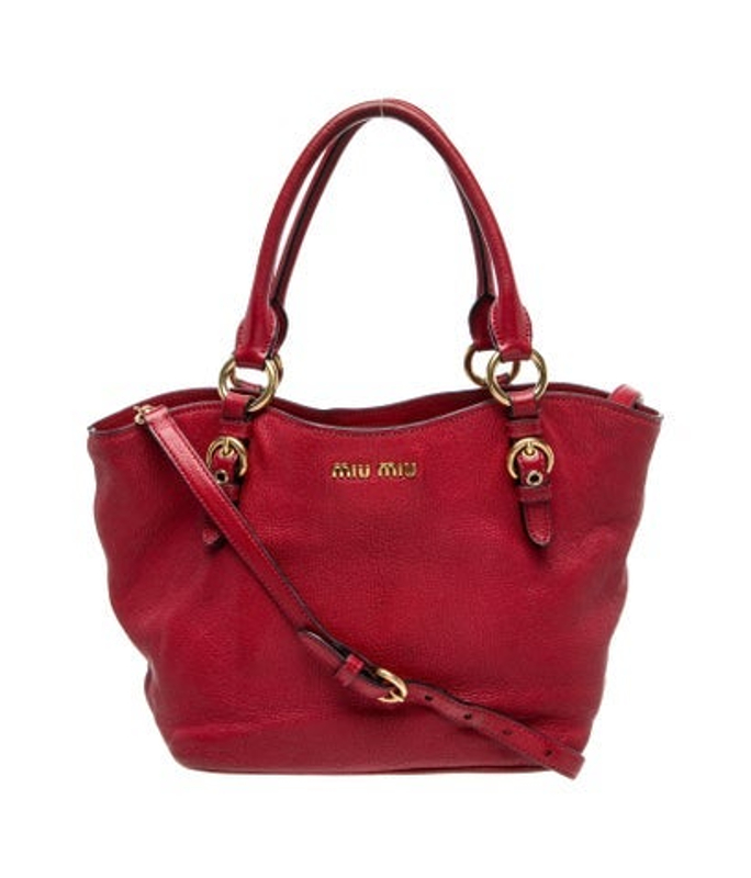 Miu Miu Miu Leather Bucket Bag