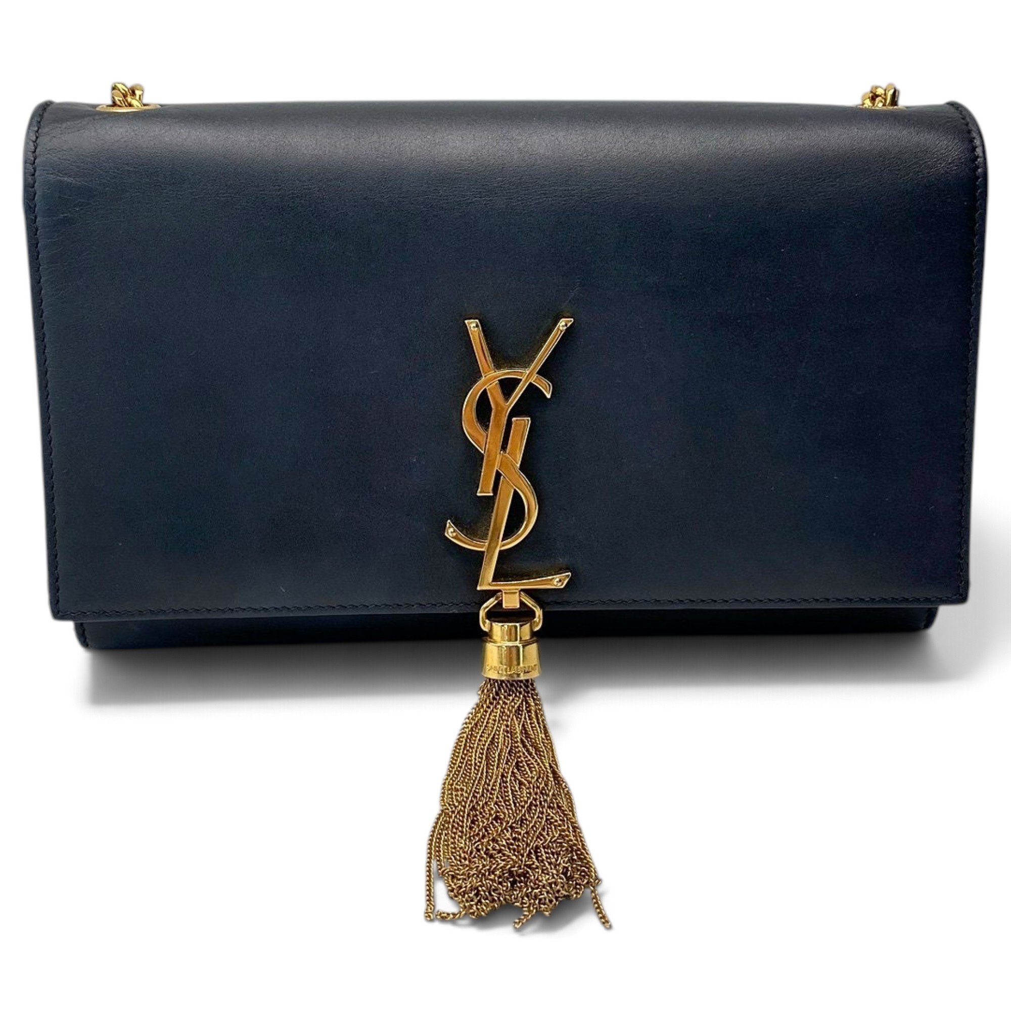 Pompom Kate leather handbag