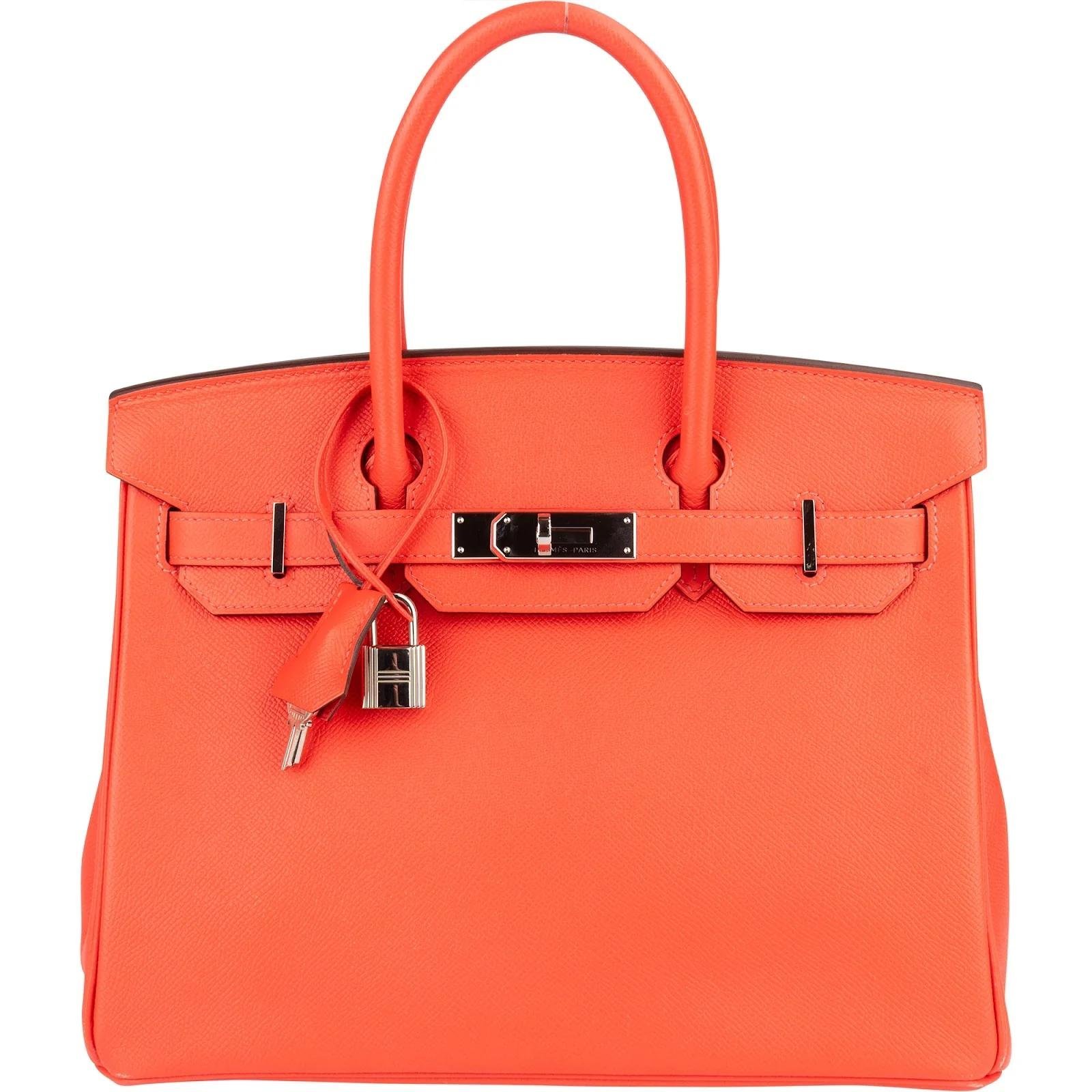 Birkin 30 leather handbag