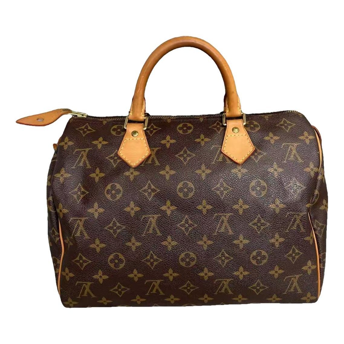 Speedy leather handbag