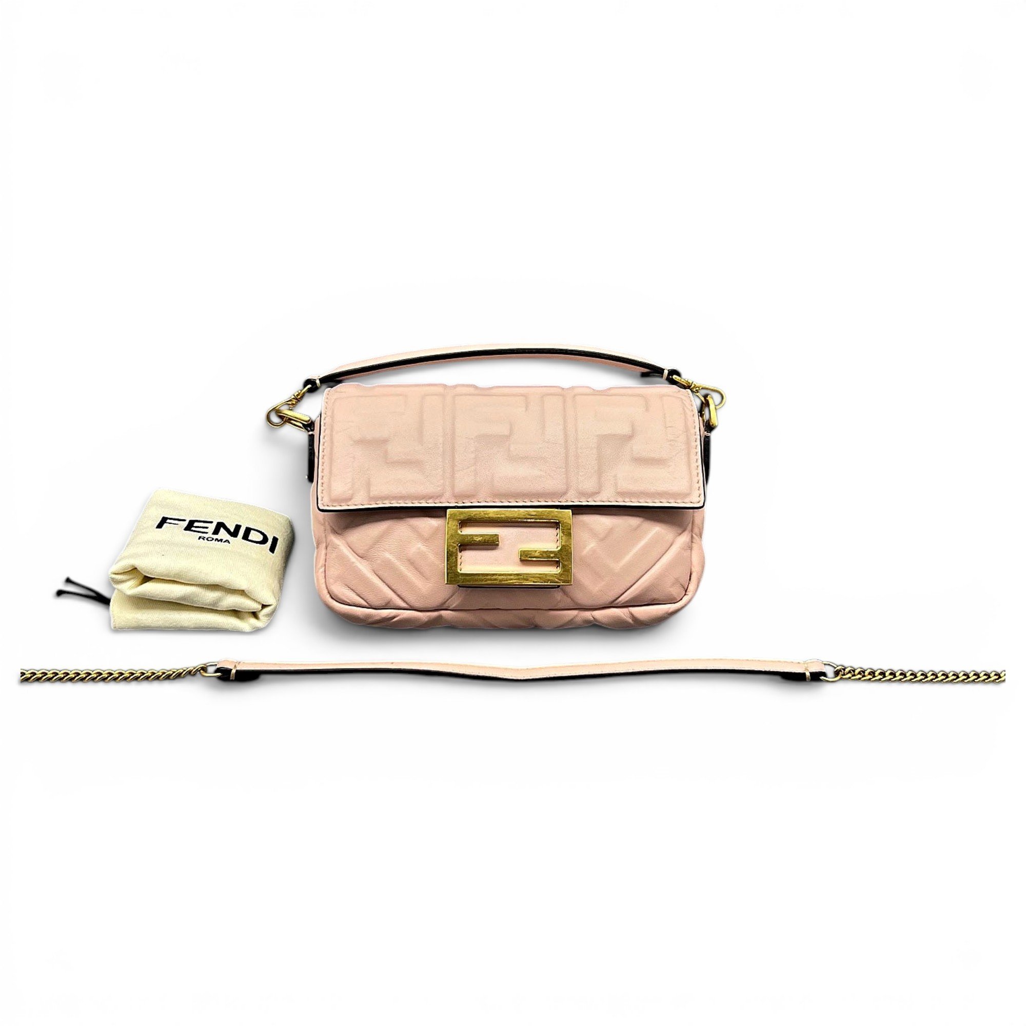 Baguette leather handbag