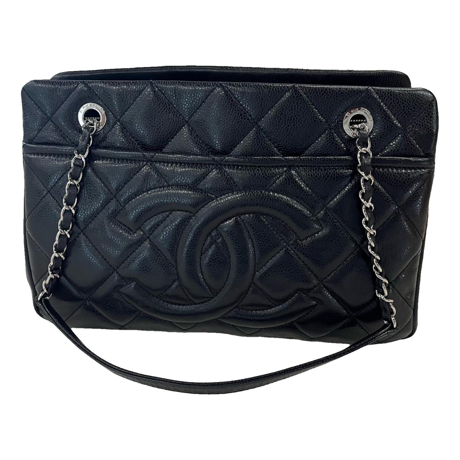 Grand shopping leather tote
