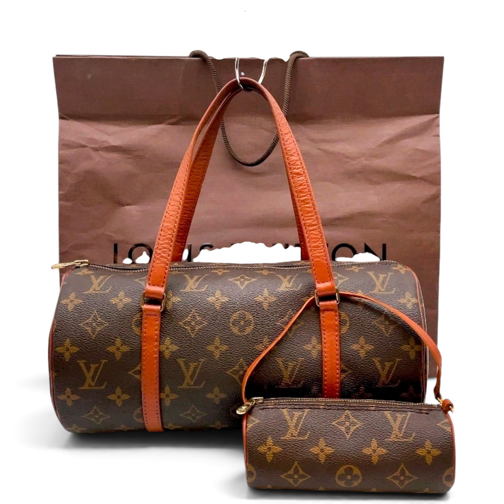 Papillon leather handbag
