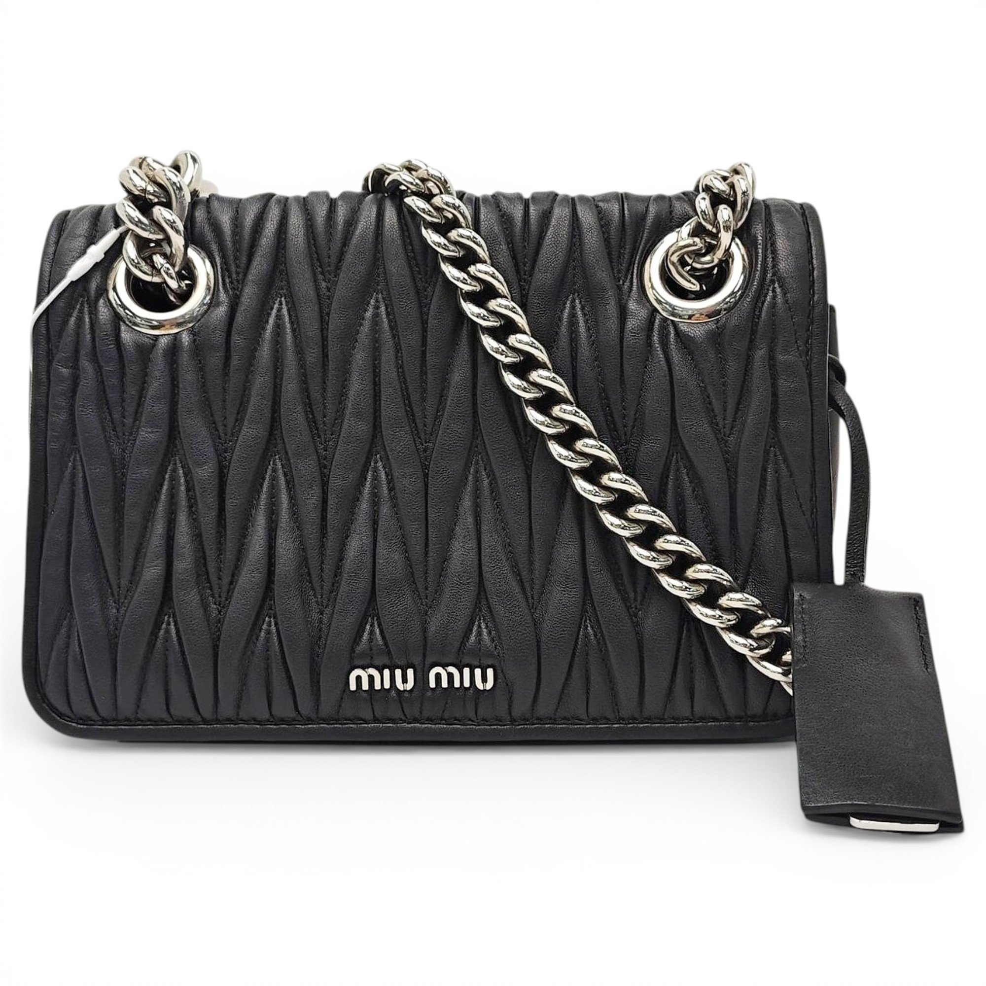 Miu delice leather crossbody bag