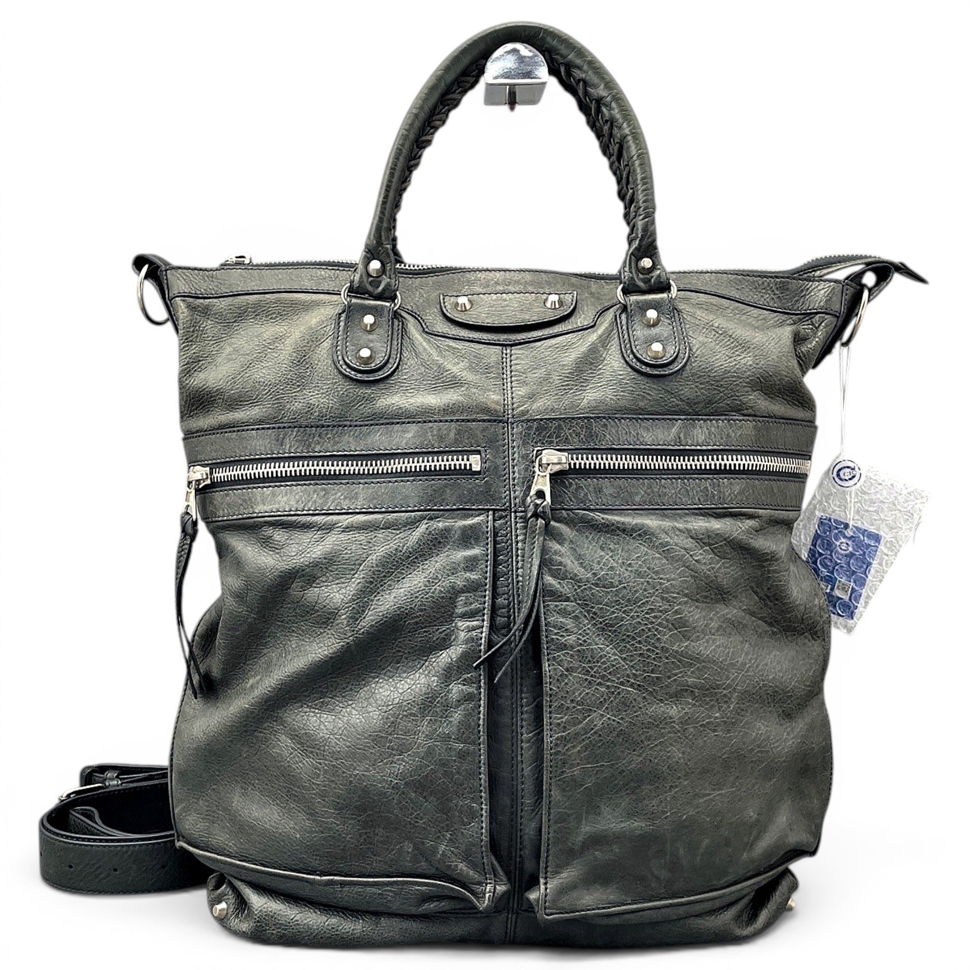 Leather handbag