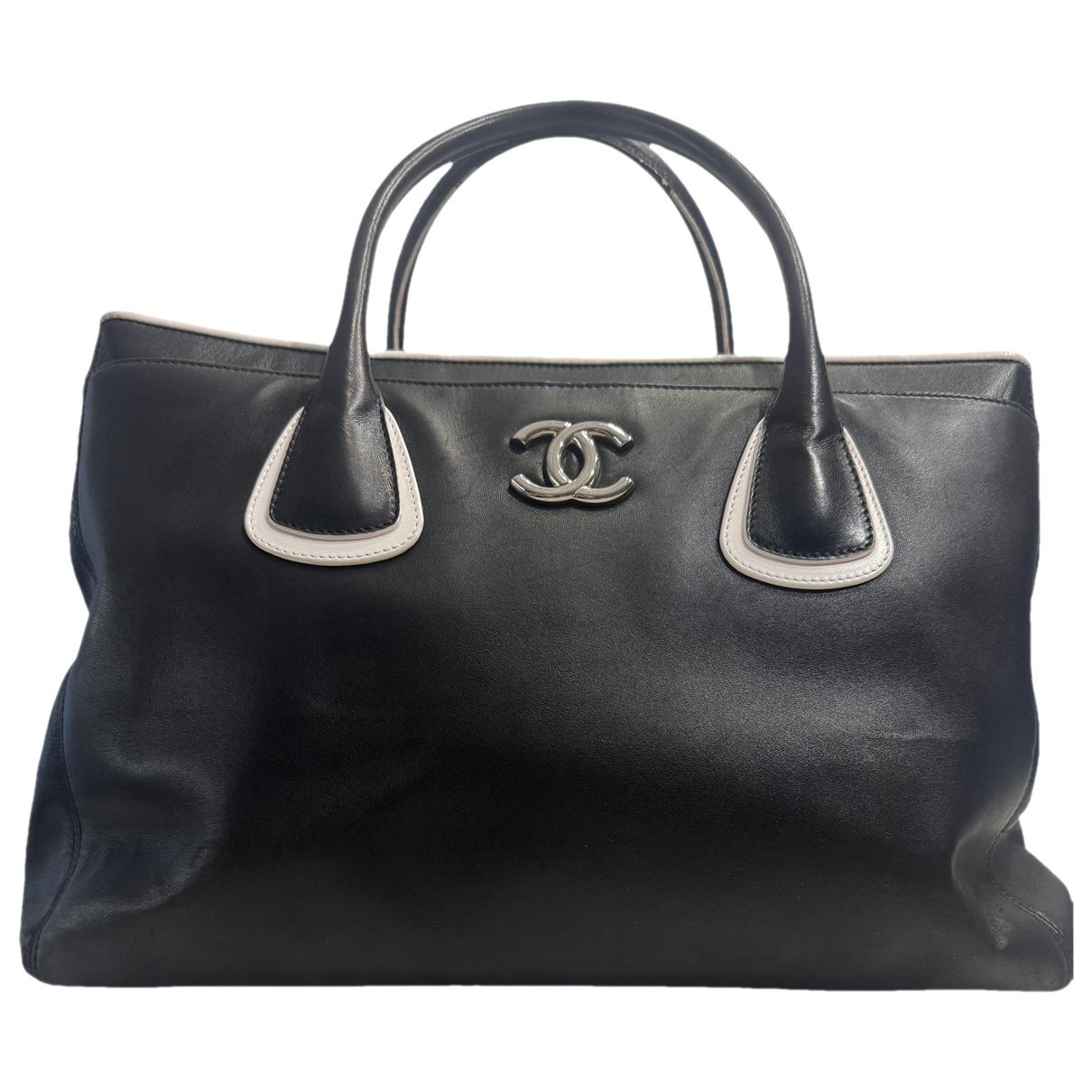 Executive leather tote