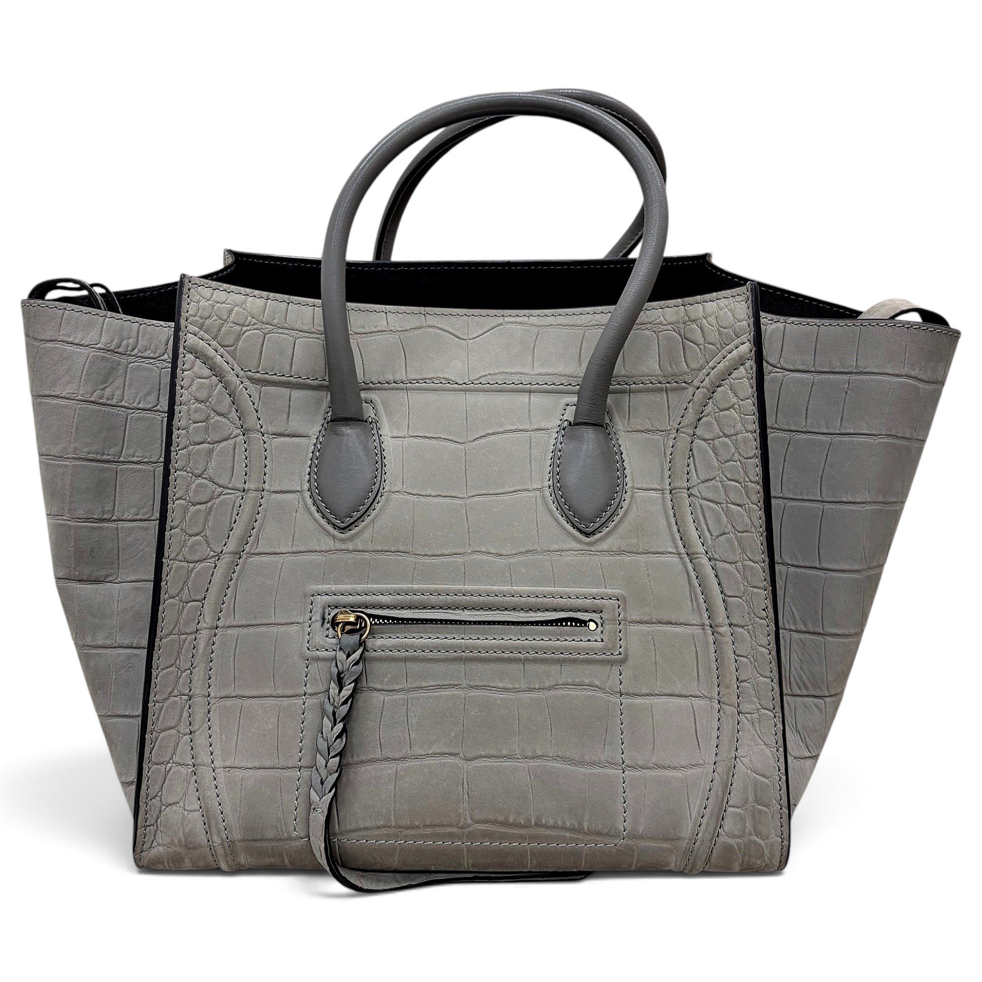 Luggage leather handbag