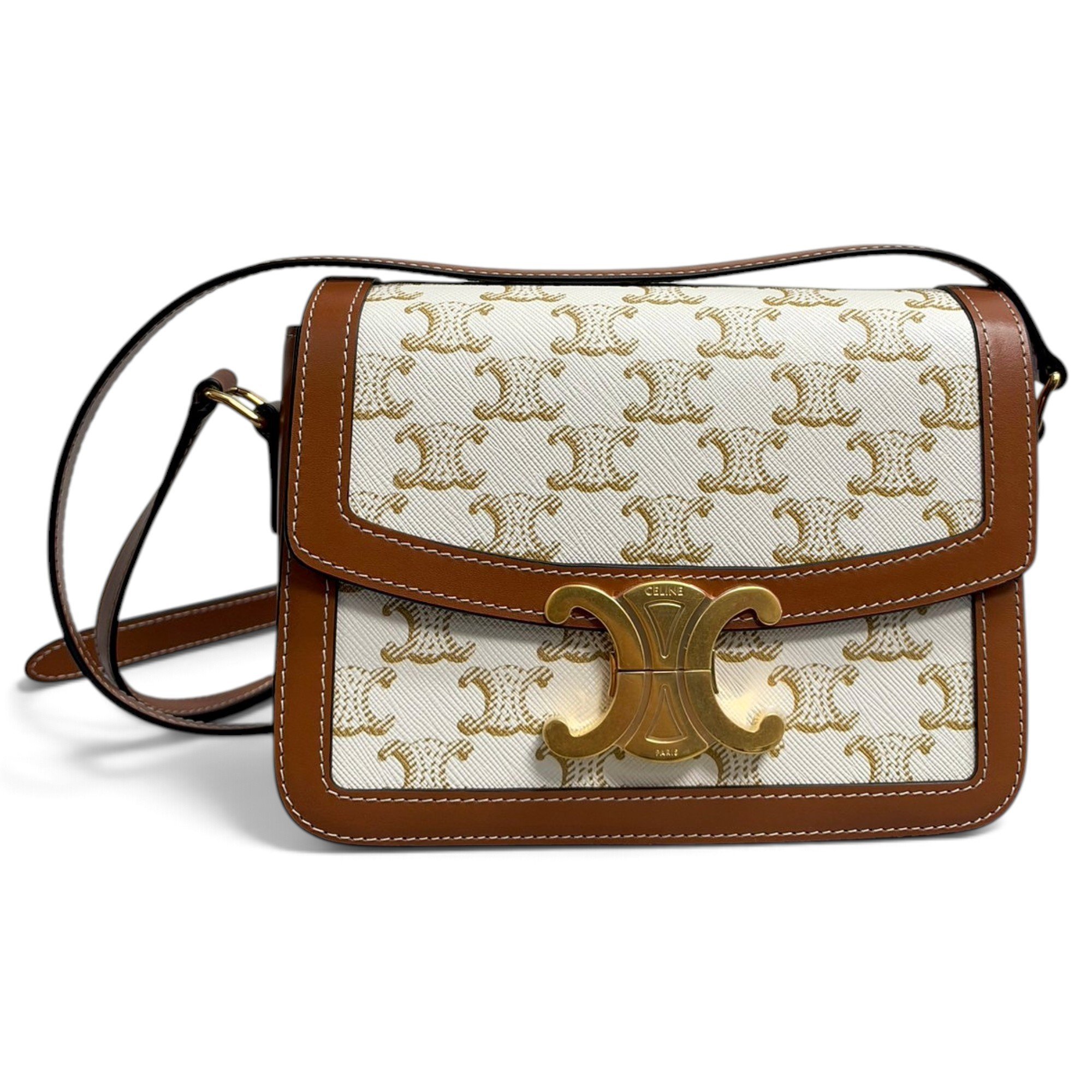 Triomphe cloth handbag