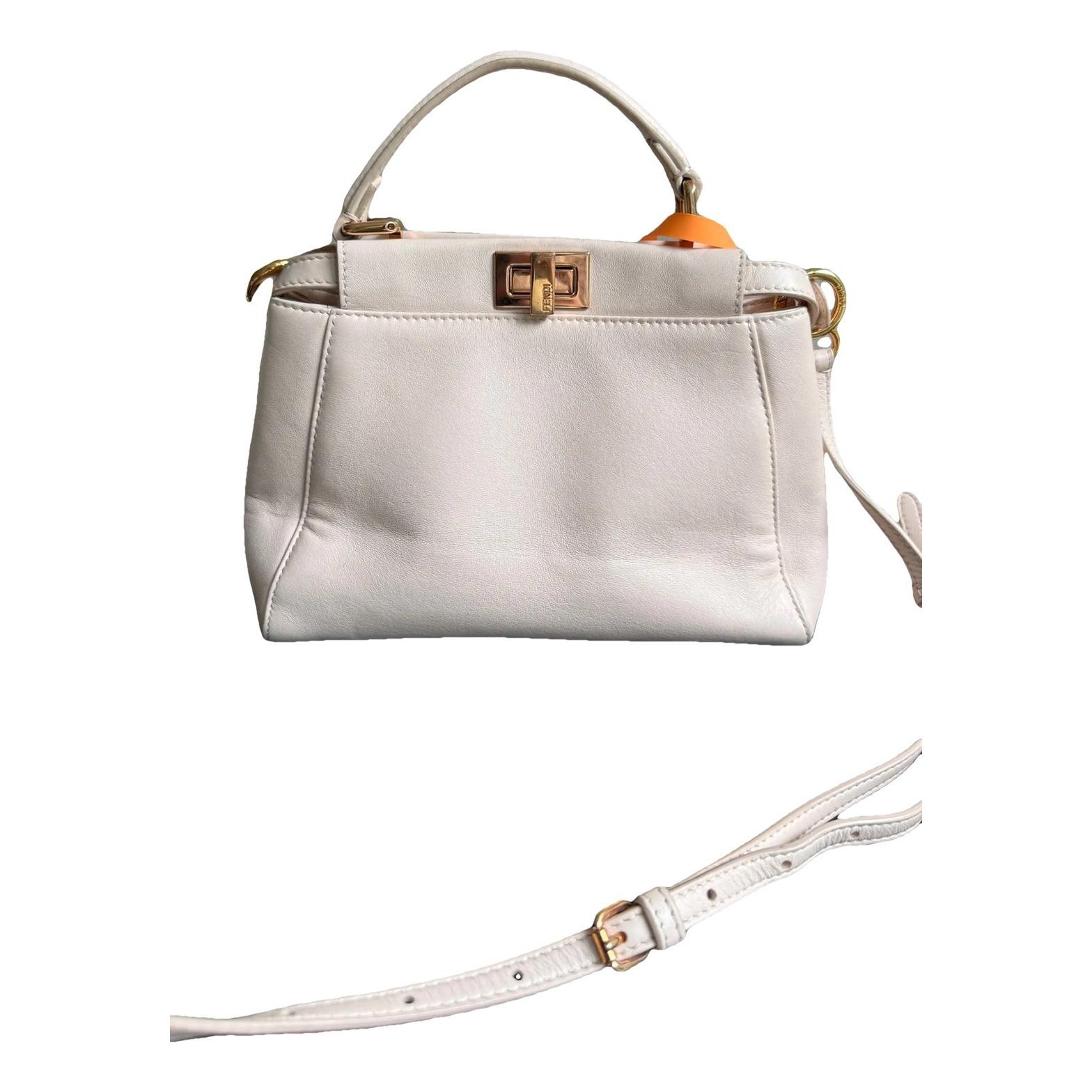 Peekaboo leather handbag