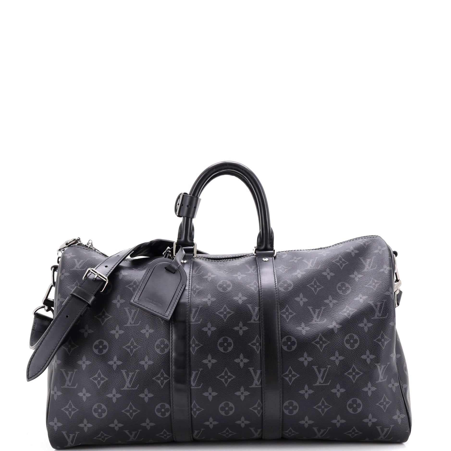 Keepall Bandouliere Bag Monogram Eclipse Canvas 45