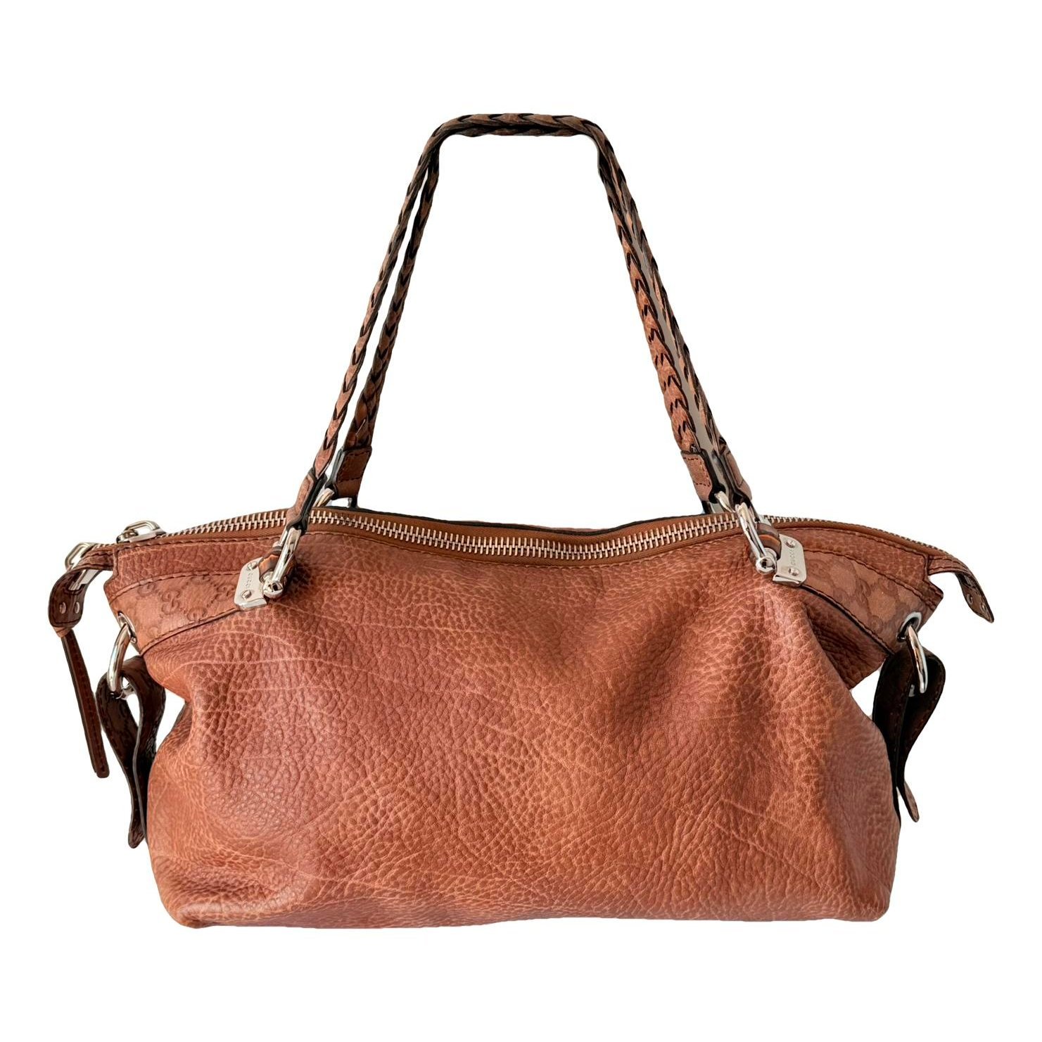 Leather travel bag