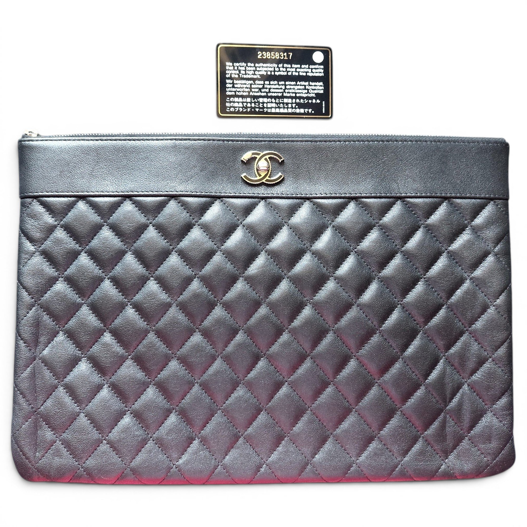 Timeless/Classique leather clutch bag
