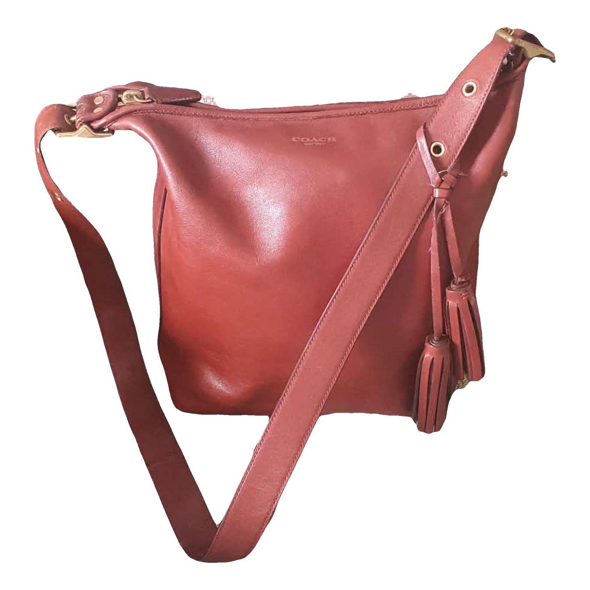 Abby duffle leather crossbody bag