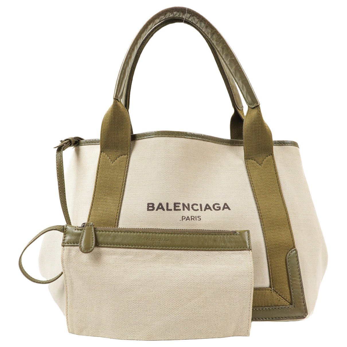 Navy cabas handbag