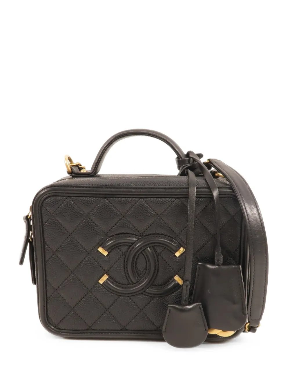 Filigree CC vanity case tote bag