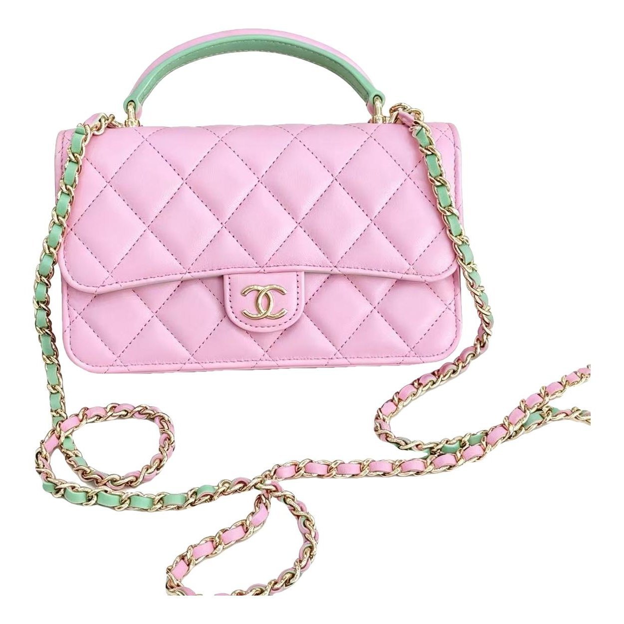 Timeless Classique Top Handle leather handbag