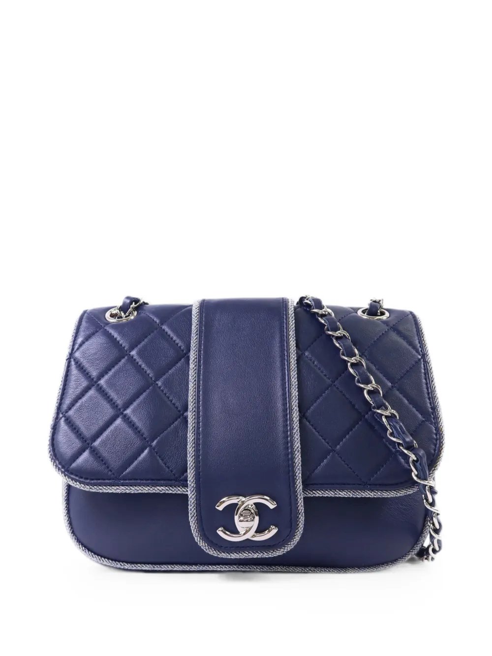 CC turn-lock shoulder bag