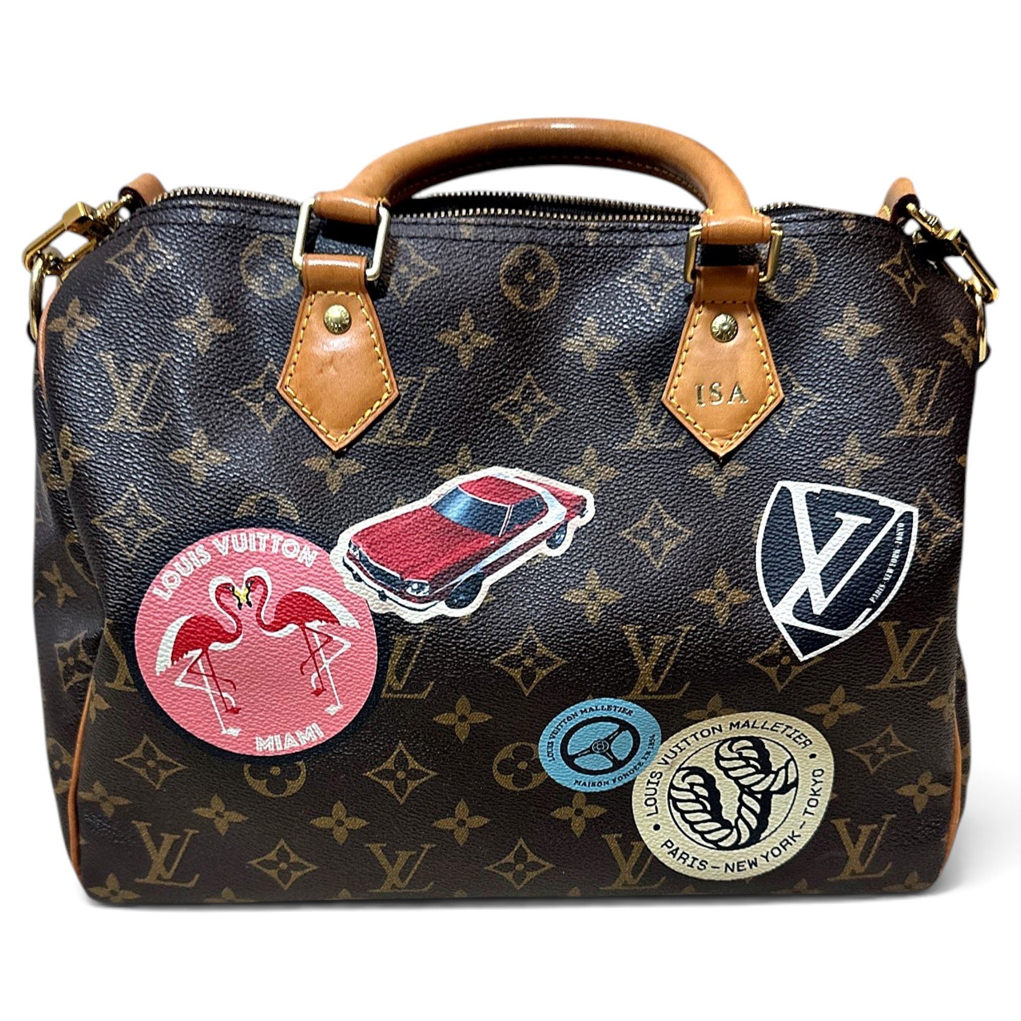 Louis Vuitton Speedy Bandoulière leather handbag