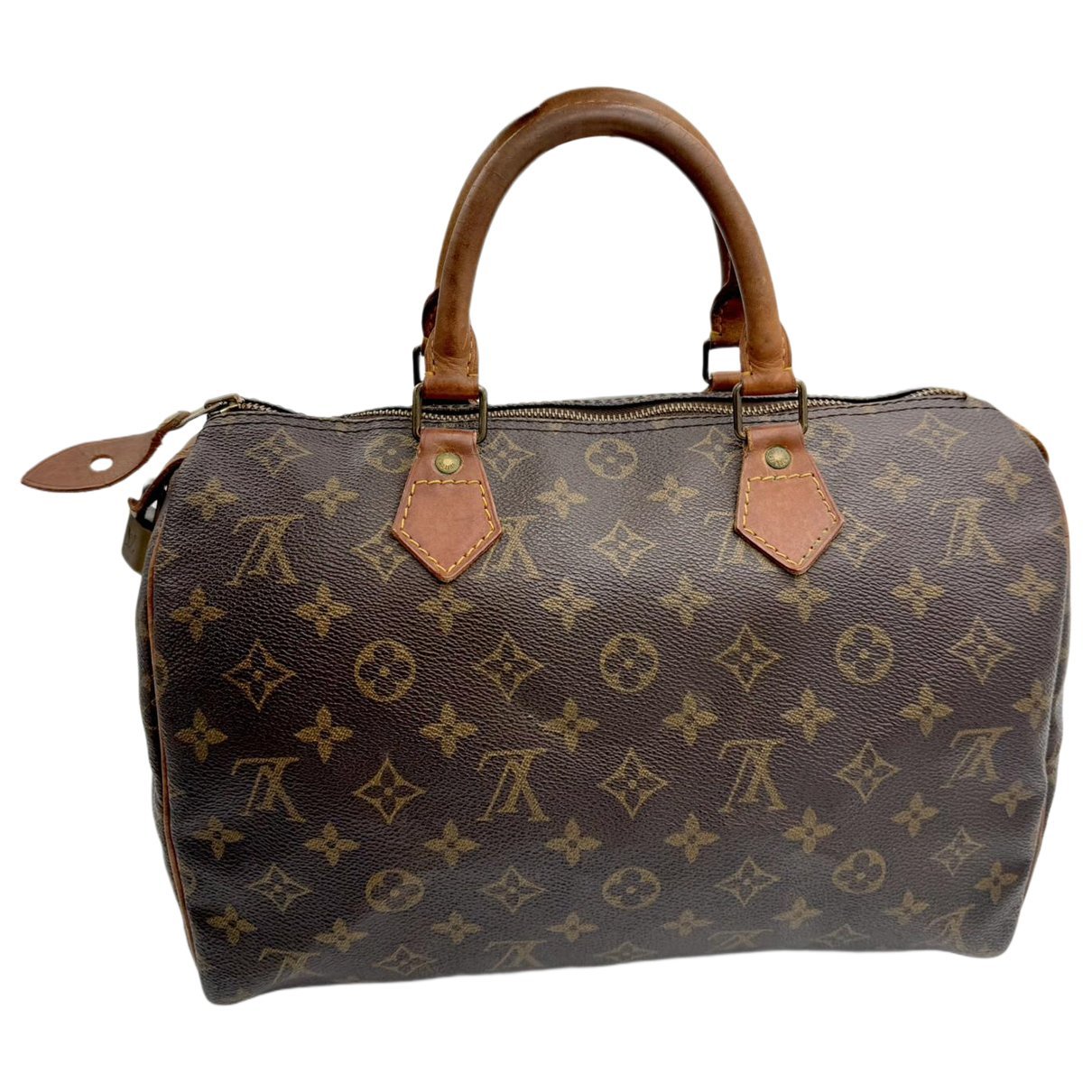 Speedy leather handbag