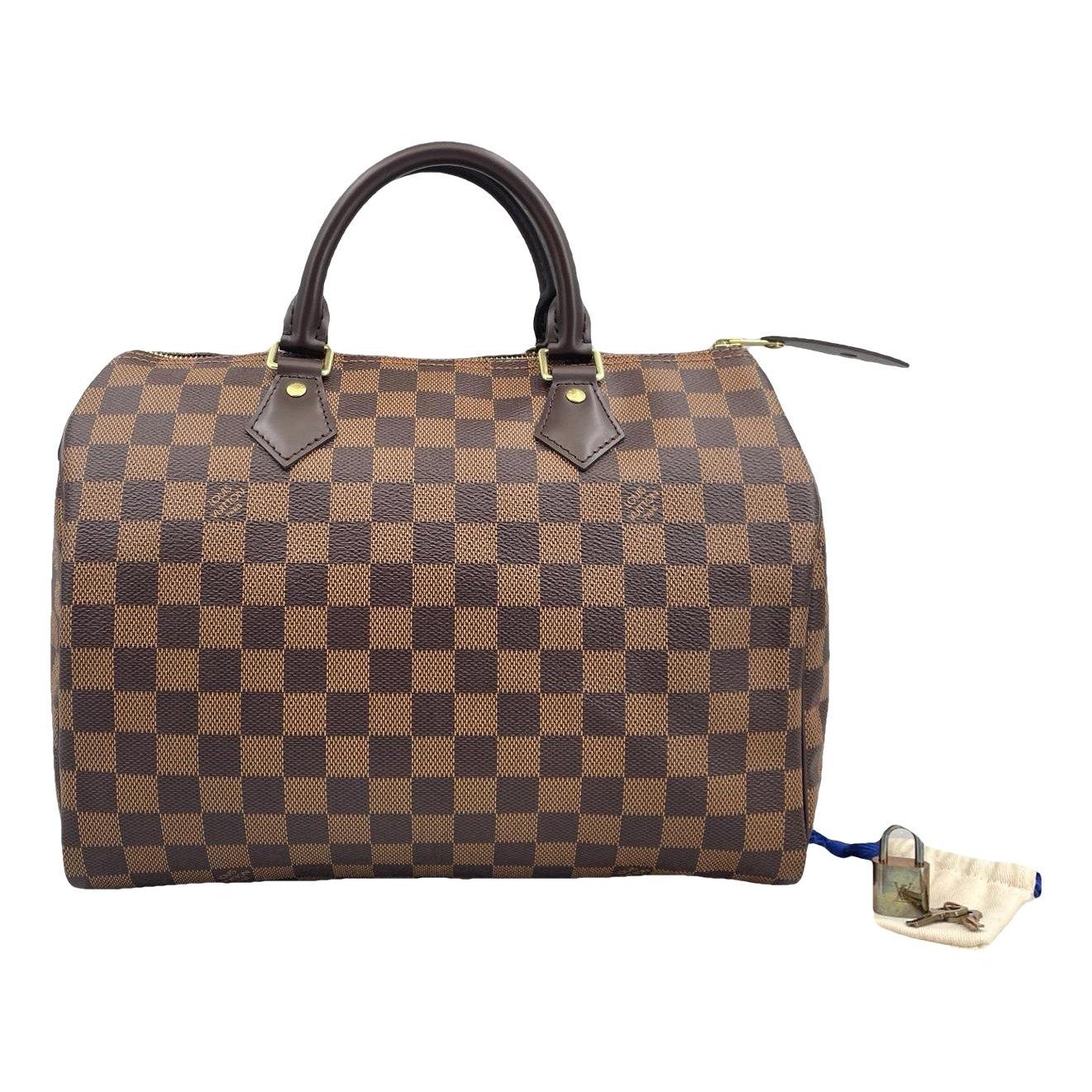Speedy leather handbag