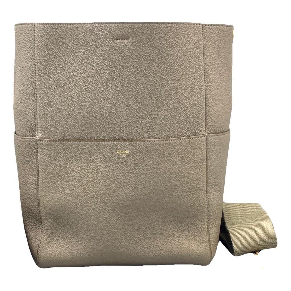 Seau Sangle leather tote