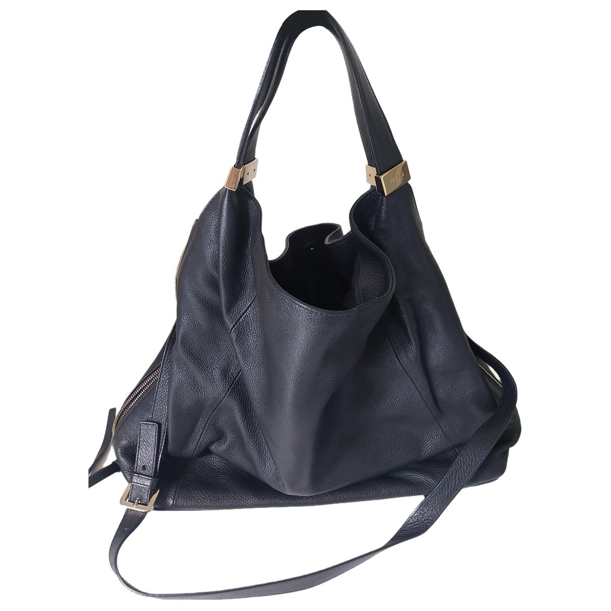 Leather tote